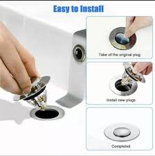 Universal Bathroom Sink Plug Stopper