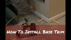 how to install base trim you
