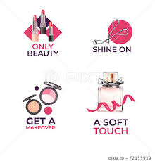 logo design with makeup concept for