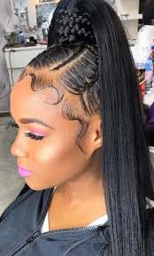 If you prefer, you can also use a special hair accessory to we have gathered some of the best cute messy ponytail hairstyles to help give you inspiration for your own unique messy ponytail hairstyle. 39 Trendy Weave Ponytails Hairstyles For Black Women To Copy Hair Styles High Ponytail Hairstyles High Weave Ponytail