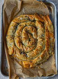 savory vegan spinach filo pastry recipe