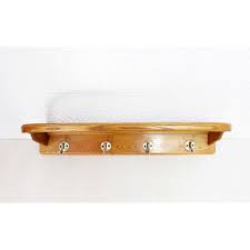 Vintage Wall Mounted Coat Rack In Solid