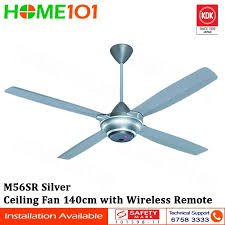 kdk remote ceiling fan 140cm w remote