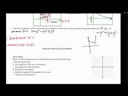 Parabola Pre Calculus