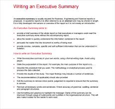 Executive Report Templates      Free Sample  Example  Format    