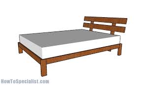 Basic Platform Bed Plans Queen Size