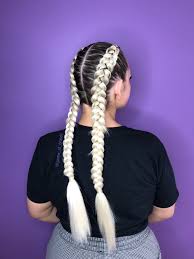 Half french braid perfectly complements your look. Blonde Braid Extensions Game Of Braids