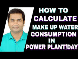 power plant makeup water consumption