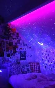 Aesthetic Tik Tok Room Led Lights Collage Wall Vsco Room Skylite Projector Bedroom Inspo In 2020 Room Inspiration Bedroom Neon Room Neon Bedroom