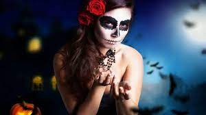 easy day of the dead makeup tutorial