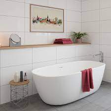 White Bathroom Wall Tiles Sondrio