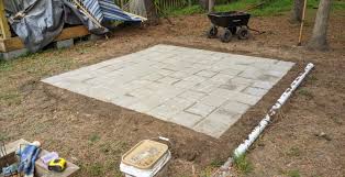 How To Build A Paver Patio Paint