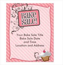 Bake Sale Flyer Wording Resume Examples Resume Template