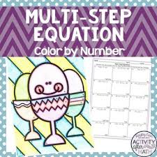 Multi Step Equations Variables On One