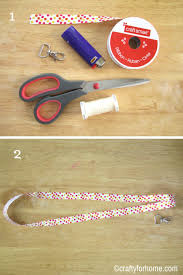 easy ribbon lanyard crafty for home
