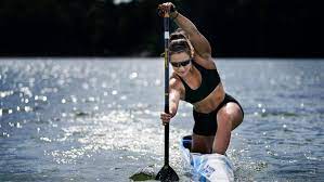 She started paddling at age 12 with the gig harbor canoe and kayak club . Nevin Harrison Gig Harbor Seattle Canoe Sprint Tokyo Olympics