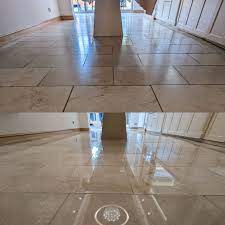 polishing process for marble floors