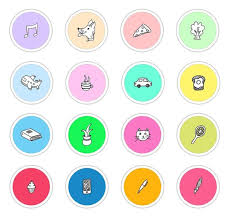 create cute highlight icons for your