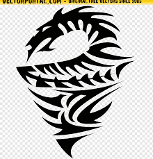 tribal dragon tattoo png pngwing