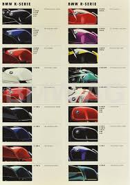 bmw motorcycles paint codes color