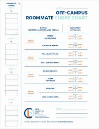 40 Roommate Chore Chart Template Markmeckler Template Design