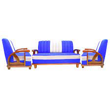 modern wooden sofa set design with
