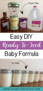 quick and easy diy ready to feed infant