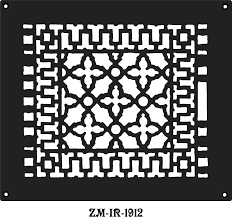 cast iron floor ceiling or wall grille