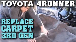 how to replace carpet toyota 4runner