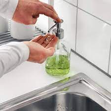 IKEA | Bath | Ikea Bestende Glass Detergent Soap Dispenser | Poshmark