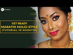 get ready marathi mulgi style with
