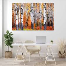 Wall Art Aspen Trees Canvas Art