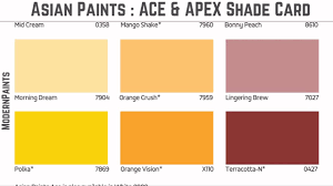 asian paints shade cards ace apex