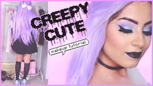 pastel goth makeup tutorial outfit