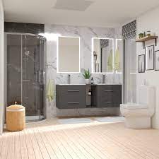 Shower Suite With Vanity Unit Toilet