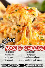 easy skillet mac cheese recipe