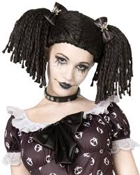 gothic rag doll wig costume wigs