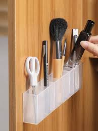 adhesive hook for makeup brushes