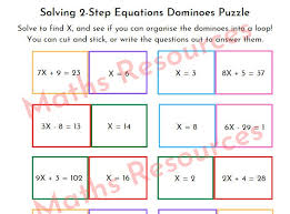 Linear Equations Dominoes