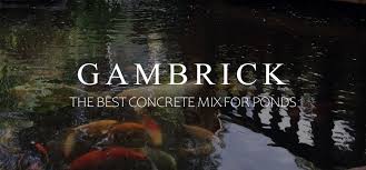 the best concrete mix for ponds