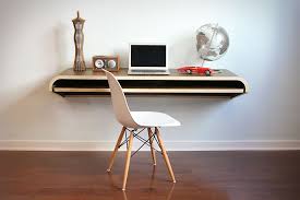 Minimal Float Wall Desk Uncrate
