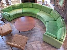 Semi Circular Curved Sectional Sofa By
