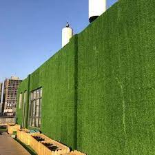 Pp Green Artificial Grass Wall For