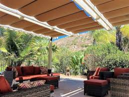 Retractable Fabric Canopy Cableshade