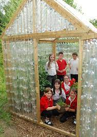 Greenhouse Out Of Recycled Plastic Bottles