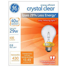 Ge 2 Pack 29 Watt Energy Efficient Crystal Clear A19 Light Bulbs 78795 Blain S Farm Fleet