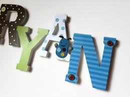 Wooden Wall Letters