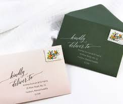 return address wedding envelope templates