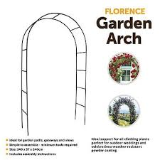Diy Garden Arch Trellis Arched Metal