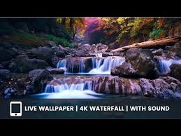 live wallpaper waterfall with sound
